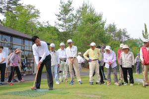 ゴルフ場での様子