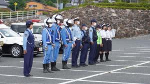 秋の交通安全県民運動出発式