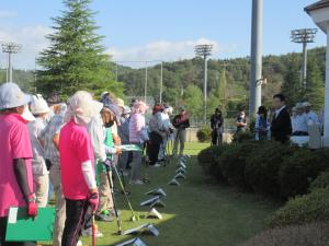 老人クラブ連合会会長杯グラウンドゴルフ大会
