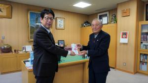 豊野老人クラブ連合会寄附金贈呈