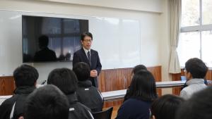 加賀中学校立志式